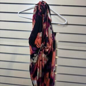 Multi coloured halter mini dress babyphat